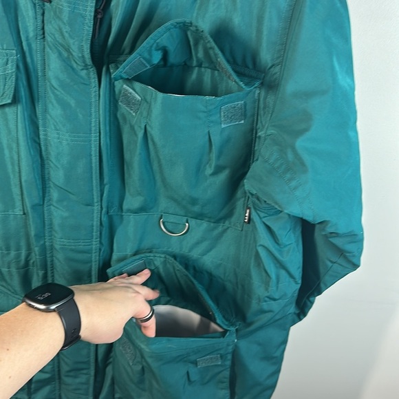 L.L.Bean Vintage Green Primaloft Down Jacket Size XLP - Picture 12 of 16